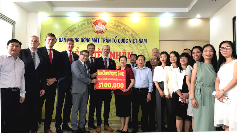 EuroCham members raise US$100,000 to support Vietnam's Covid-19 fight