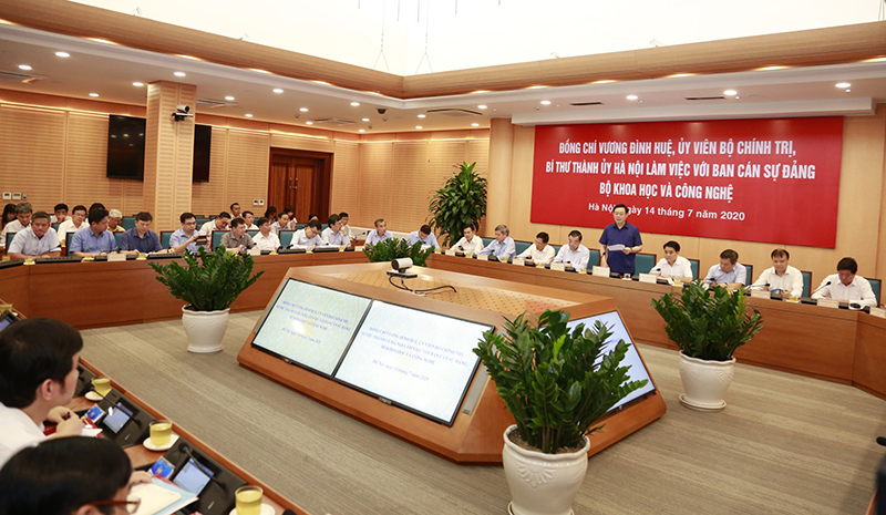 Hanoi aims to be a sci-tech hub of the country: City Party chief