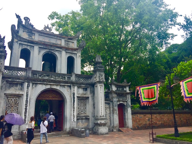 Exploring Temple of Literature - first national university of Vietnam