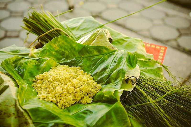 Dishes made from green rice – Hanoi’s flavor of autumn