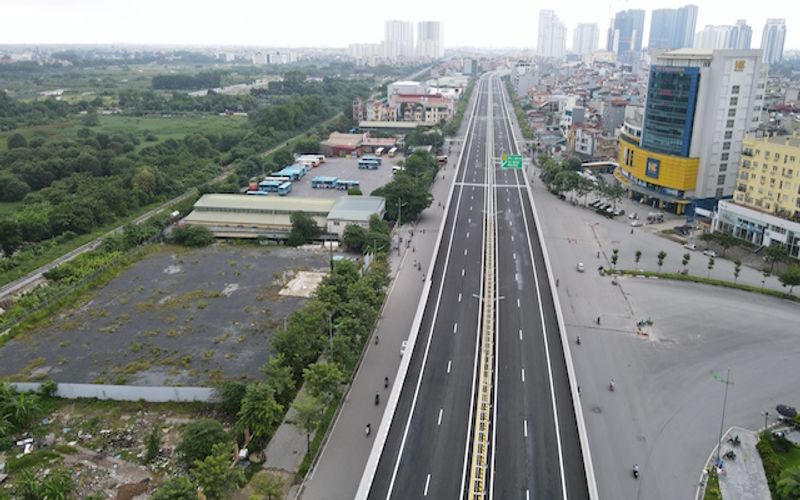 A bird’s eye view of Hanoi’s five nearly-completed traffic projects