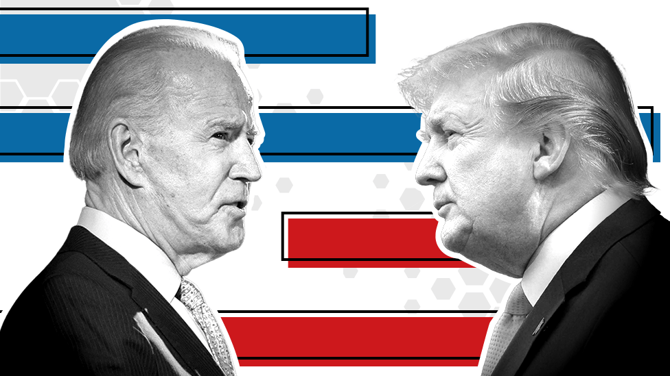 Trump, Biden vie for battleground states, still early to call