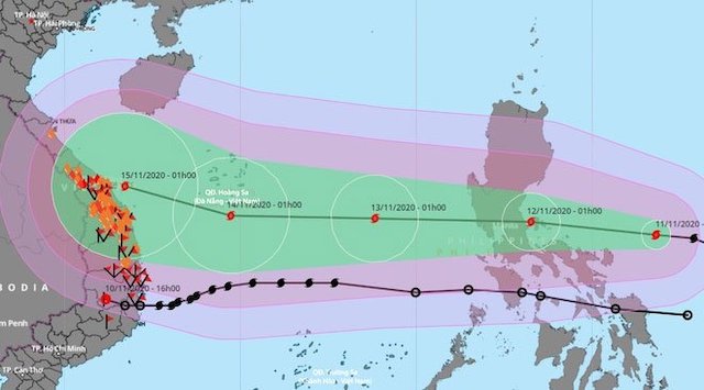 Vietnam stays alert of upcoming typhoon