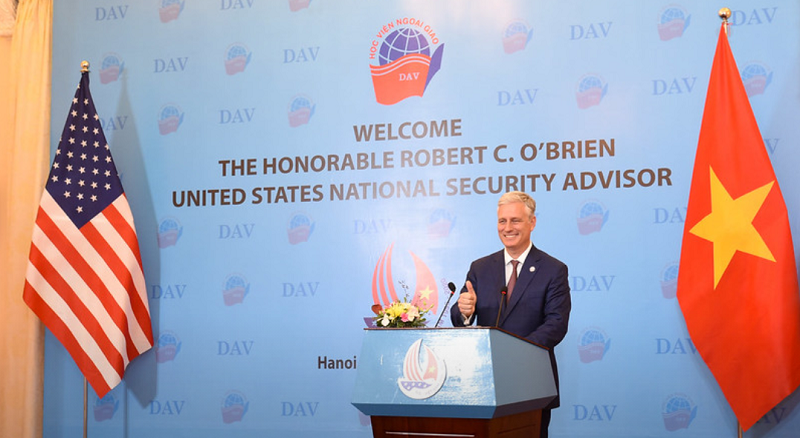 US, Vietnam share deep commitment to rules-based principles: O’Brien  