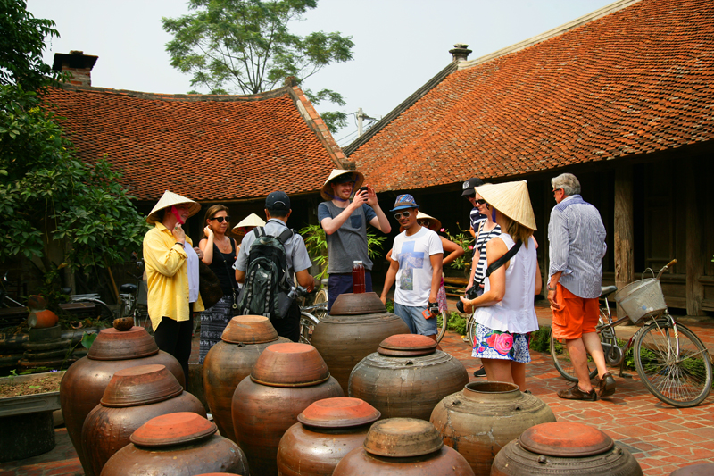 Exploring Duong Lam, a typical ancient village in northern Vietnam