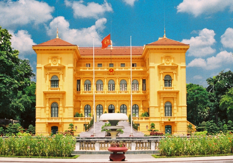 Presidential Palace - a political, historical and cultural attraction in Hanoi