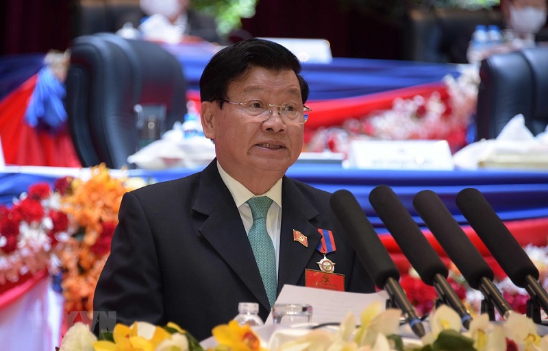 Vietnam top leader congratulates Lao Party Secretary General