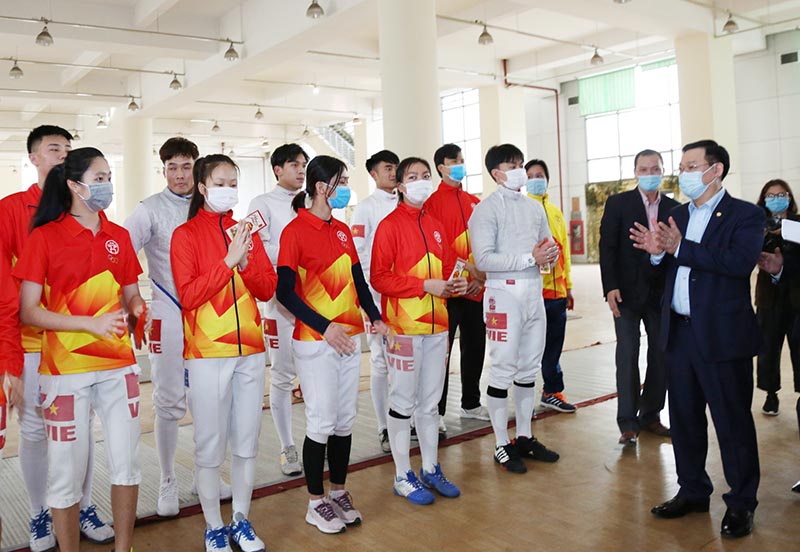 Hanoi Party leader inspects works serving SEA Games 31