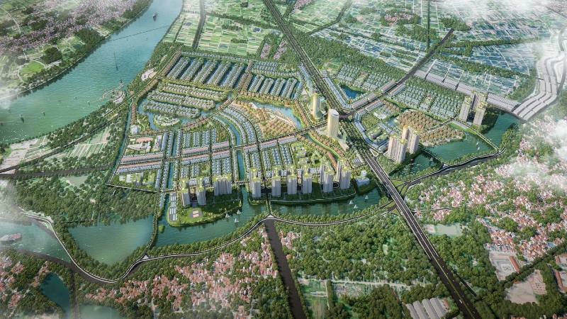 Riverside eco city near Hanoi brings nature to each home 