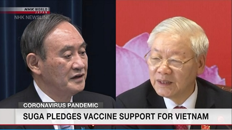 Japan pledges vaccine support to Vietnam 