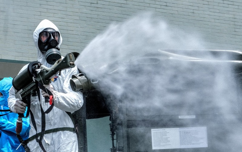 [Photo Essay] Vietnam’s largest cancer hospital disinfected after lockdown 