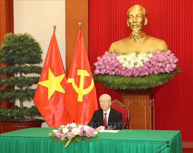 Vietnam's Party chief attends CPC and World Political Parties Summit