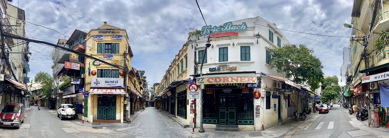 Hanoi's desolate Old Quarter amidst social distancing period