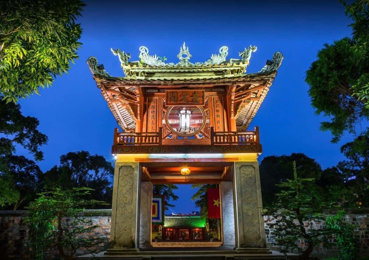 Proposal for a walking space in the area of Temple of Literature 