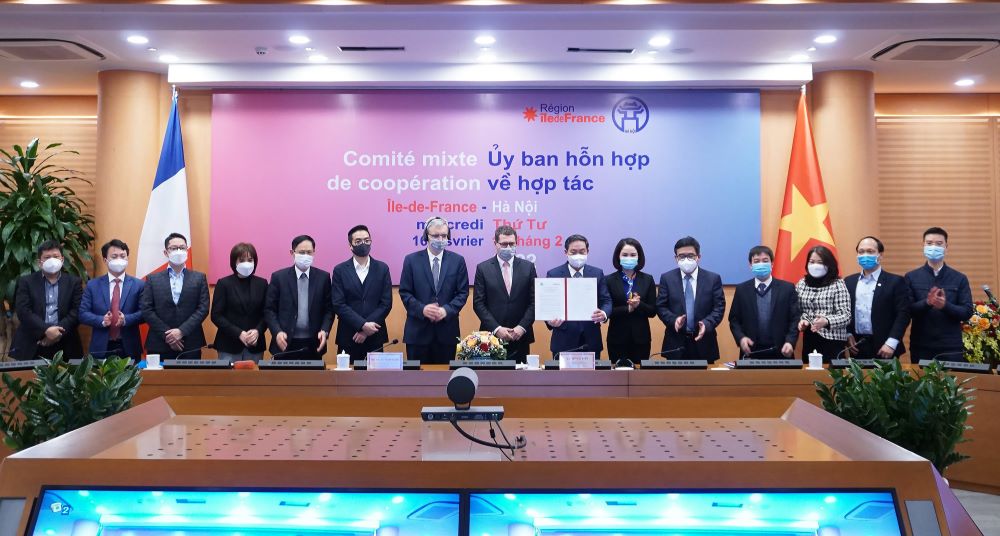 Hanoi, Île-de-France ink 2022-2025 cooperation agreement