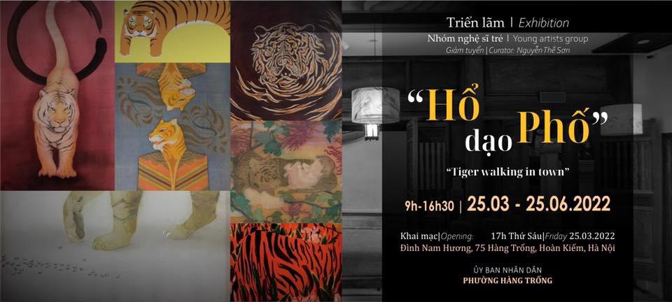 Contemporary Hang Trong folk painting exhibition lures visitors to Hanoi