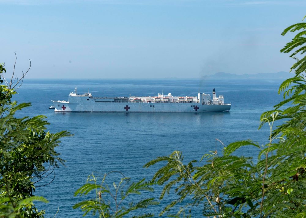 US naval ship arrives in Vietnam for largest humanitarian mission in Indo-Pacific