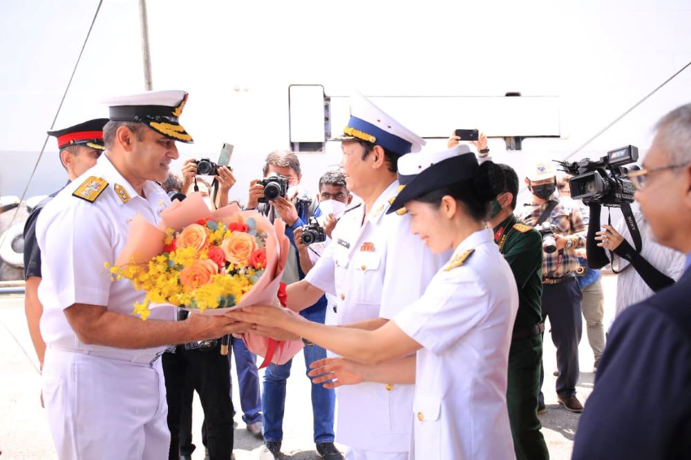 India naval ships visit Vietnam 