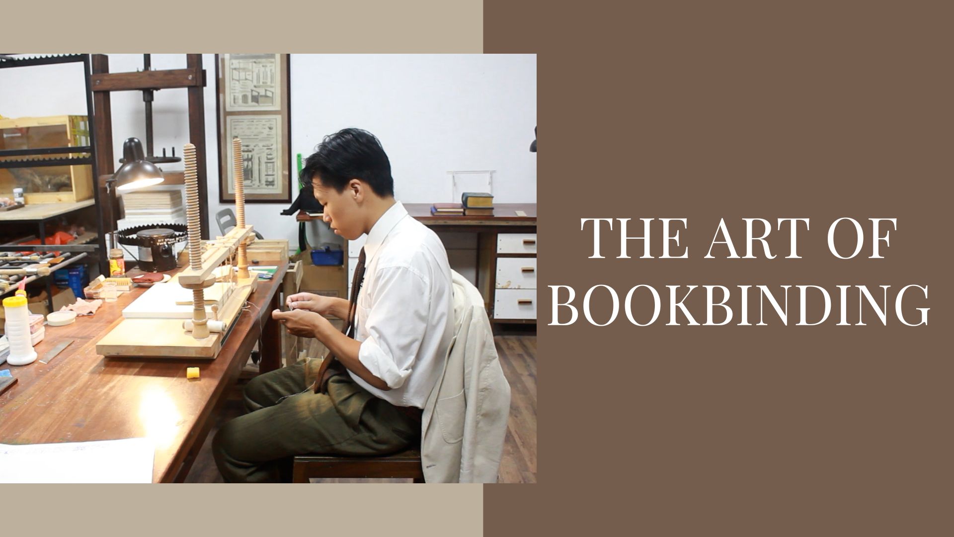 A Hanoian elevates traditional bookbinding into an art form