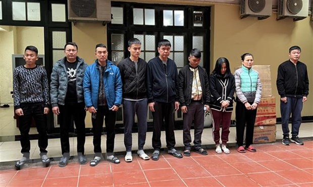 Hanoi police arrest nine suspects for illegal online gamble