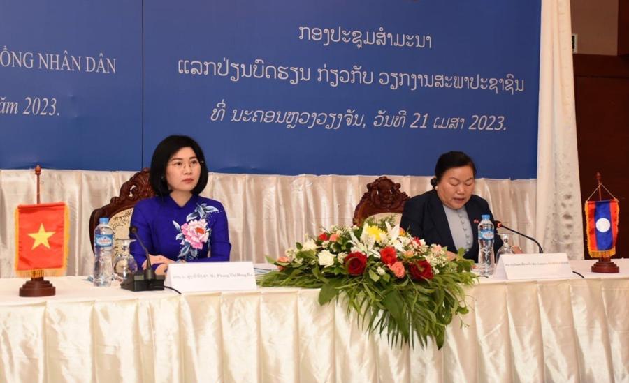 Hanoi, Vientiane share experiences in legislative works