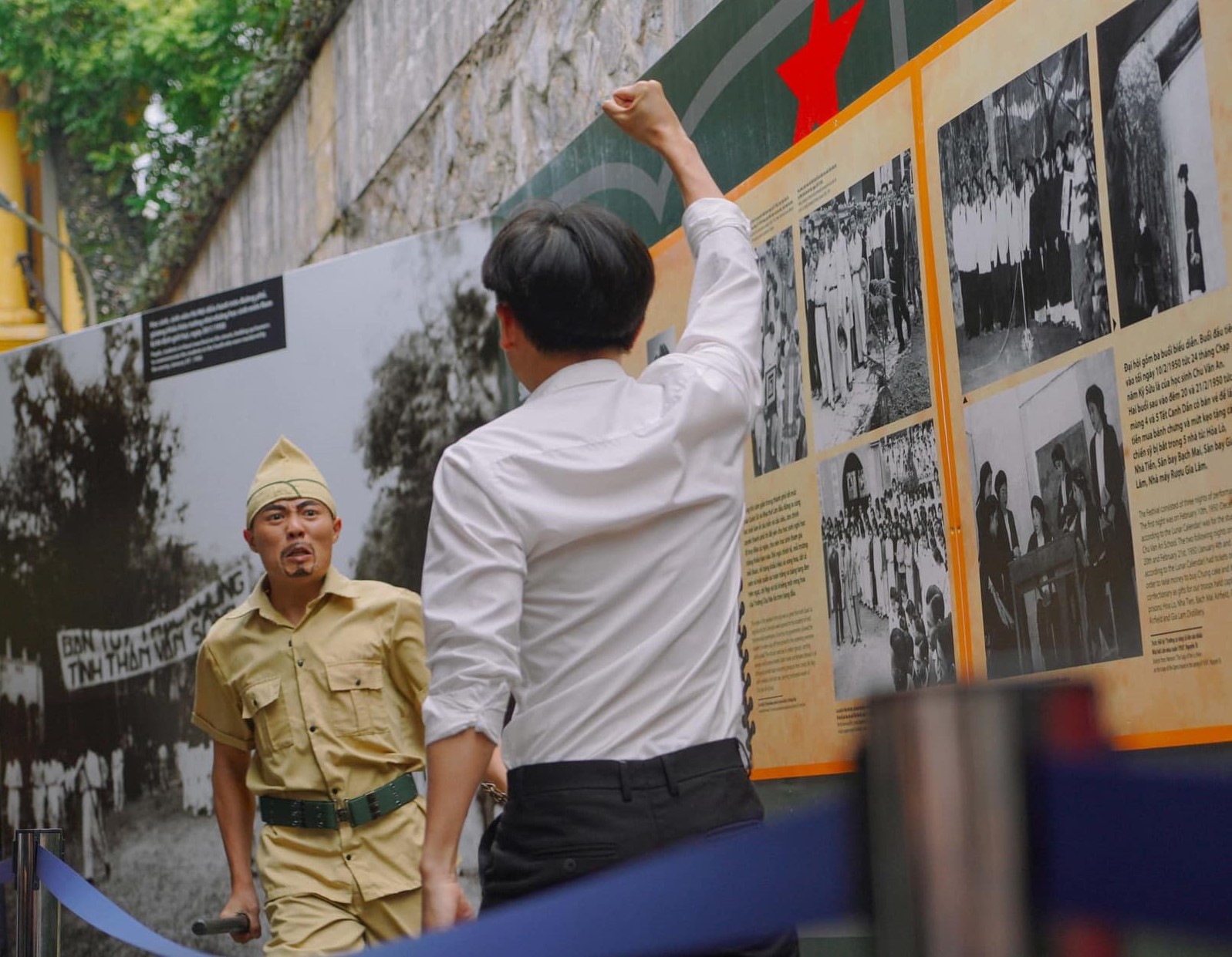 Martyrs' tribute exhibition at Hoa Lo Prison relics site