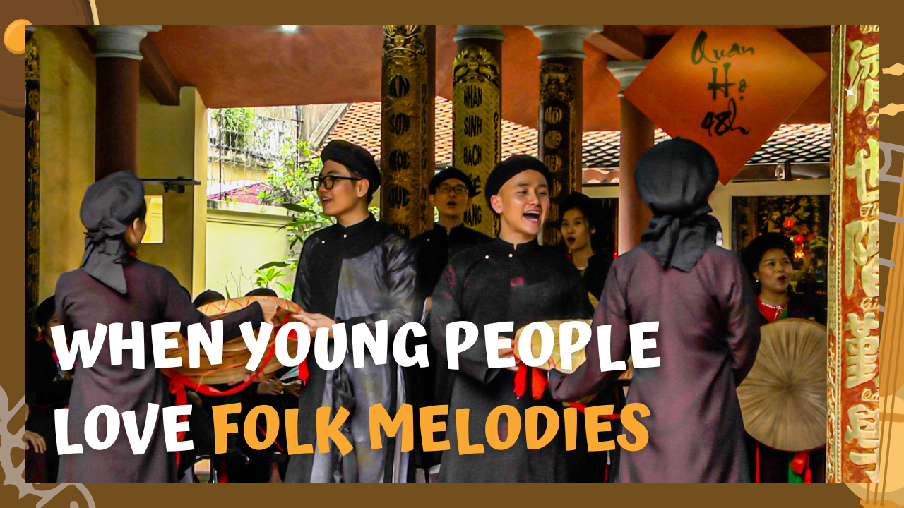 When young people love folk melodies