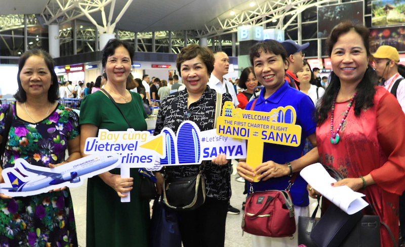 Vietravel Airlines launches Hanoi - Sanya (China) air route  