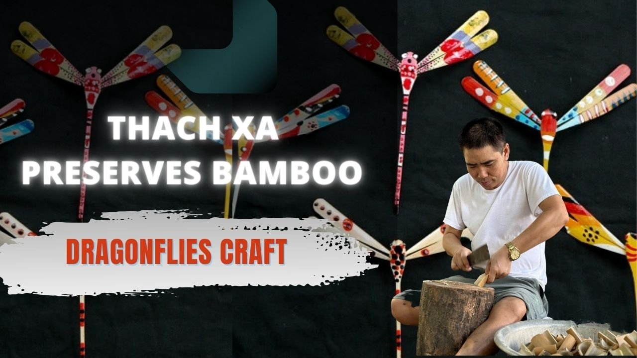 Thach Xa preserves bamboo dragonfly craft 