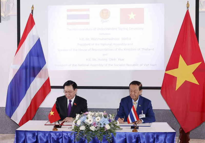 Vietnam, Thailand top legislators expect bilateral trade to hit $25 billion