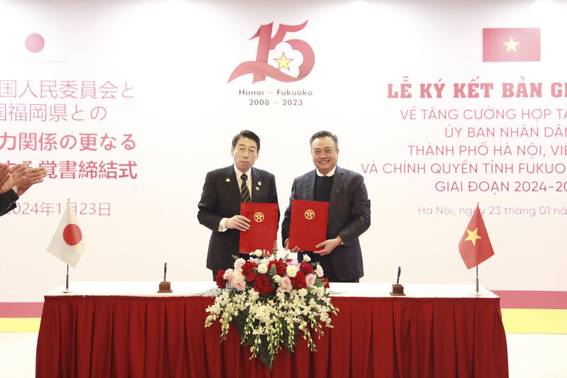 New chapter for Hanoi-Fukuoka cooperation relations