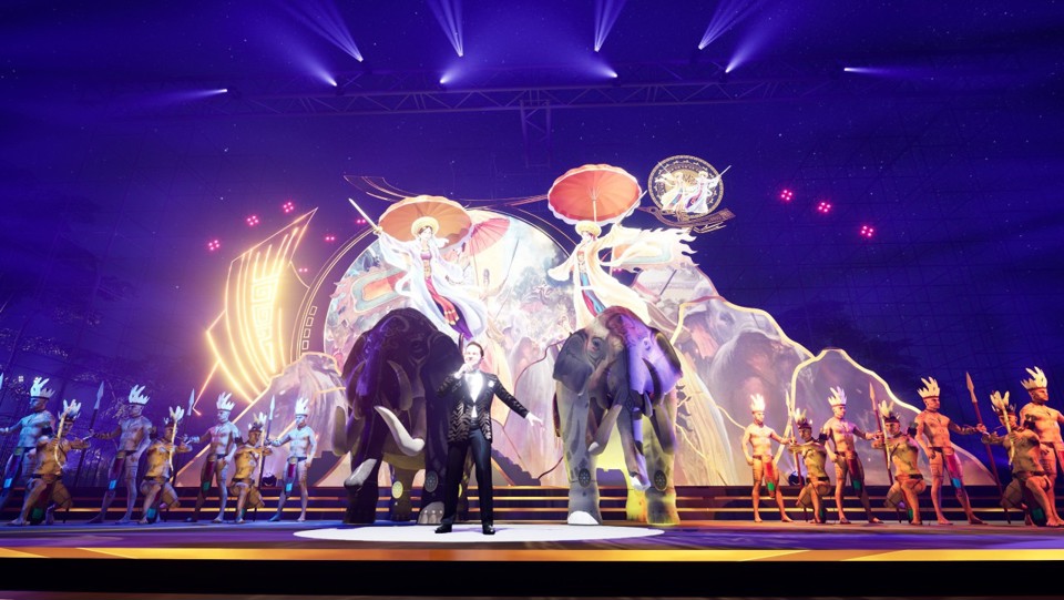 First 3D mapping show on Hai Ba Trung uprising