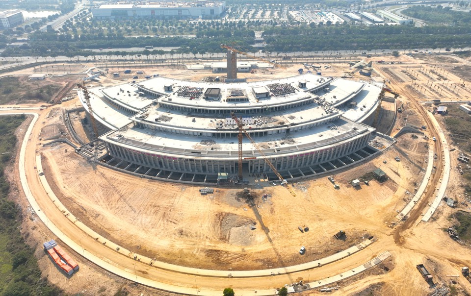 Panoramic view of US$101 million military museum in Hanoi