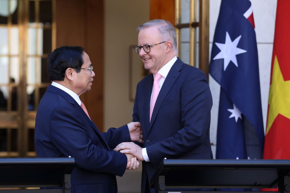 Vietnam-Australia relations upgraded to comprehensive strategic partnership 