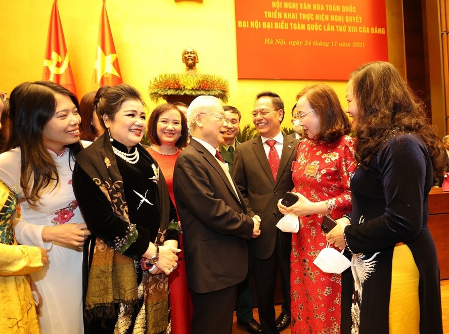 General Secretary Nguyen Phu Trong: Optimistic about Vietnam's cultural development