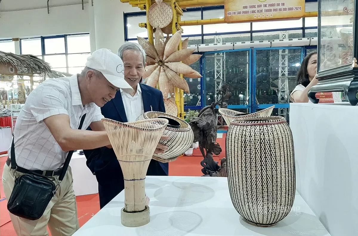 Hanoi Craft Village 2024 competition highlights impressive works