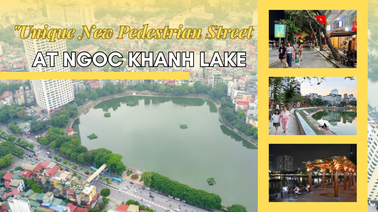 Ngoc Khanh Lake walking space: A placed filled with history of Hanoi