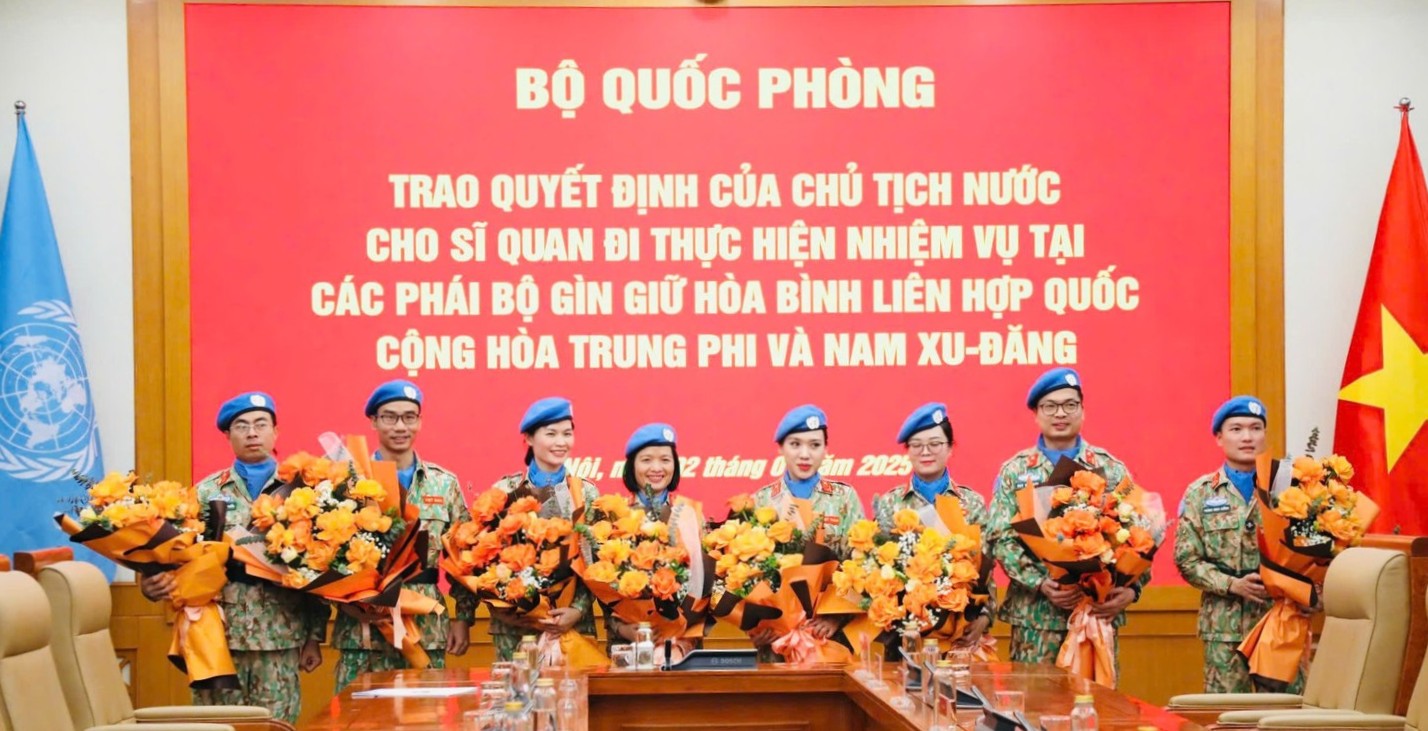 Eight Vietnamese ready for UN peacekeeping