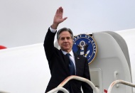 US Secretary of State Antony Blinken lands in Hanoi