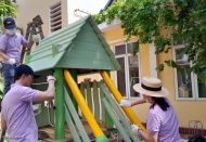 Hanoi builds inclusive playground for children with disabilities