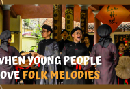 When young people love folk melodies