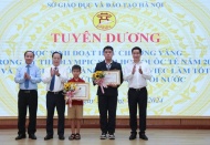 Hanoi students praised for academic achievement, act of courage