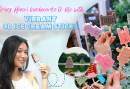 Promote Hanoi landmarks with vibrant 3D ice cream