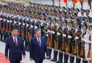 China welcomes Vietnam president with 21 cannon salute 