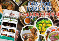 Easy food tour on the Hoan Kiem cuisine app