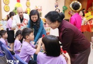 Vietnamese and Lao First Ladies visit Birla Children’s Village in Hanoi 