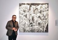 Coal and rice artwork on canvas wins international painting contest