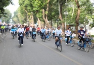 Hanoi’s annual friendship cycling journey attracts over 300 participants