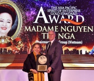 BRG Group’s Chairwoman Nguyen Thi Nga wins major prizes at Asian Golf Awards 2019