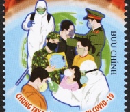 Vietnam launches postage stamps to promote combat against Covid-19